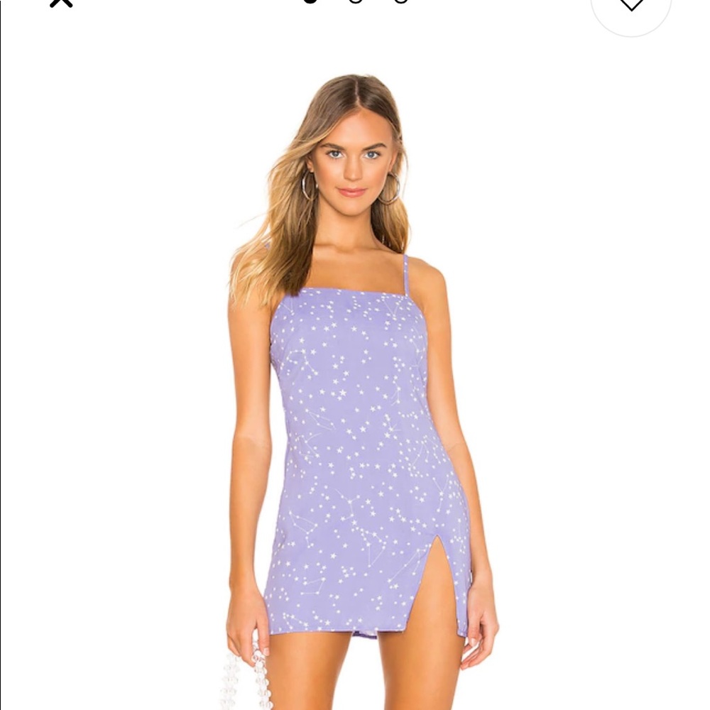 Revolve Superdown lavender Dress
